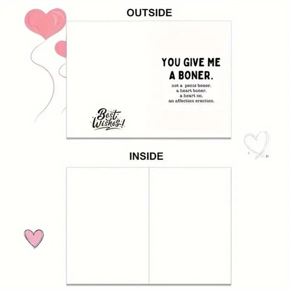 Valentine's Day or Anniversary Funny Card - 5" x 7" - Picture 5 of 7